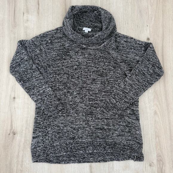 J.Jill PureJill Marled Cowl Neck Sweater Grey Long Sleeve 254601 Size Small - Picture 1 of 5